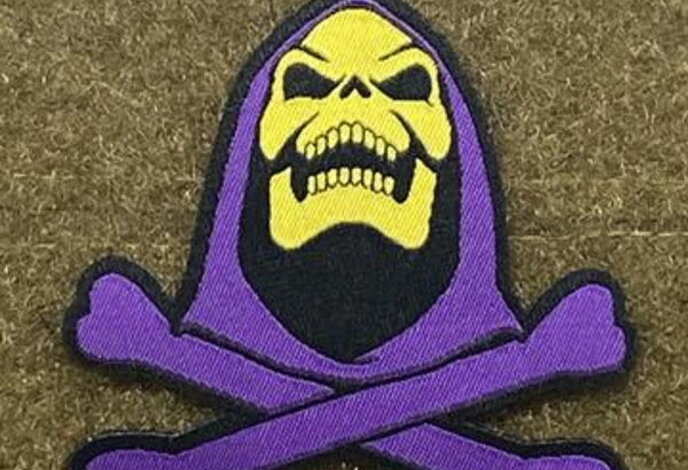 Tactical Outfitters Skeletor Crossbones Morale Patch