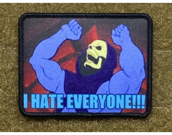 Tactical Outfitters Tactical Outfitters I Hate Everyone! - Skeletor - Morale Patch