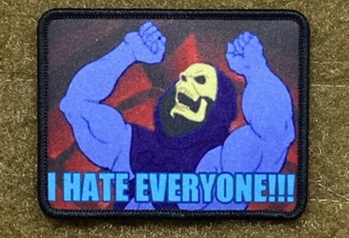 Tactical Outfitters I Hate Everyone! - Skeletor - Morale Patch