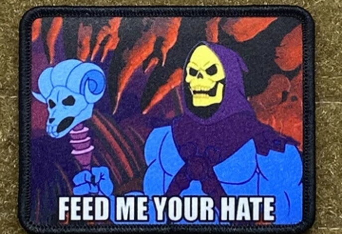 Tactical Outfitters Feed Me Your Hate - Skeletor - Morale Patch