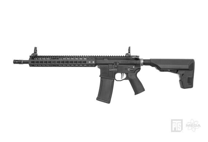 PTS Mega Arms MKM-AR15 Gas Blowback Rifle Black