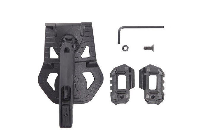 ASG Universal Polymer Holster (B&T USW A1 Compatible)  Black Ambidextrous