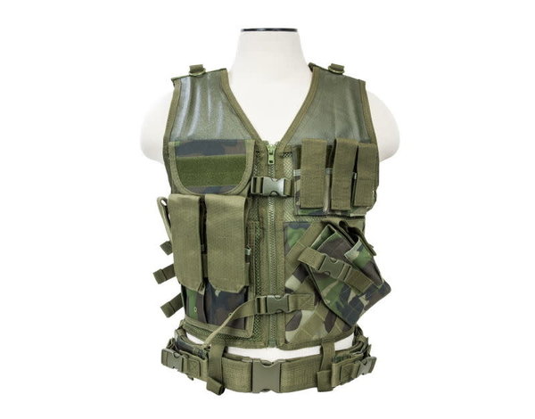 NcStar Adult Crossdraw Tactical Vest MED - 2XL - Airsoft Extreme