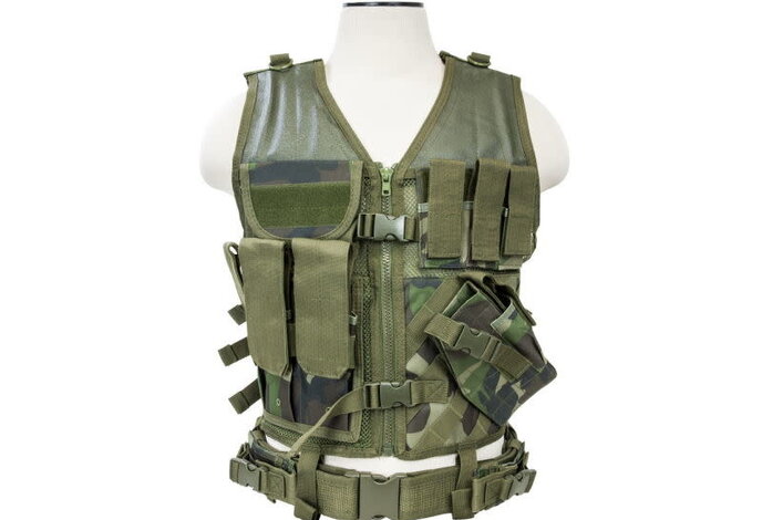 NcStar Adult Crossdraw Tactical Vest MED - 2XL