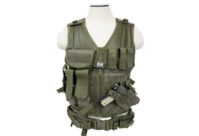NcStar Adult Crossdraw Tactical Vest MED - 2XL