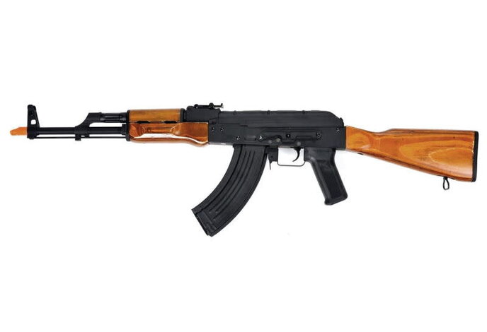 CYMA AKM Stamped Steel Automatic Electric Rifle (AEG) with Real Wood Furniture