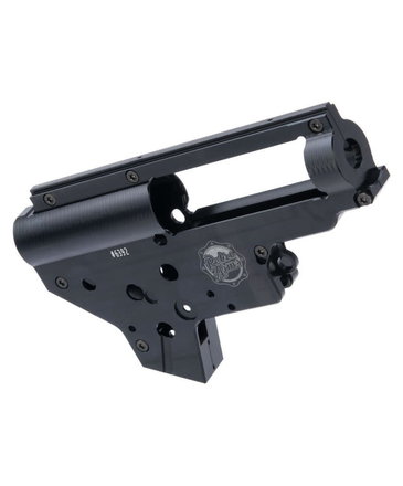 Retro Arms Retro Arms CZ Billet CNC 8mm Ver2 Gearbox Shell for M4 / M16 Series Airsoft AEG Rifles, Black