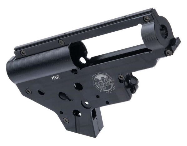 Retro Arms Retro Arms CZ Billet CNC 8mm Ver2 Gearbox Shell for M4 / M16 Series Airsoft AEG Rifles, Black
