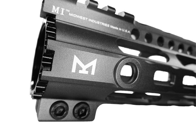Castellan M-Lok lightweight 10" handguard, gray