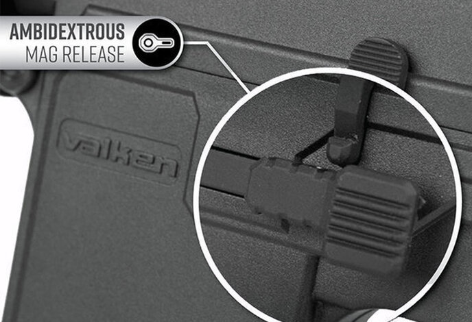 Valken ASL Echo AEG Electric Airsoft Rifle Black w/battery and charger