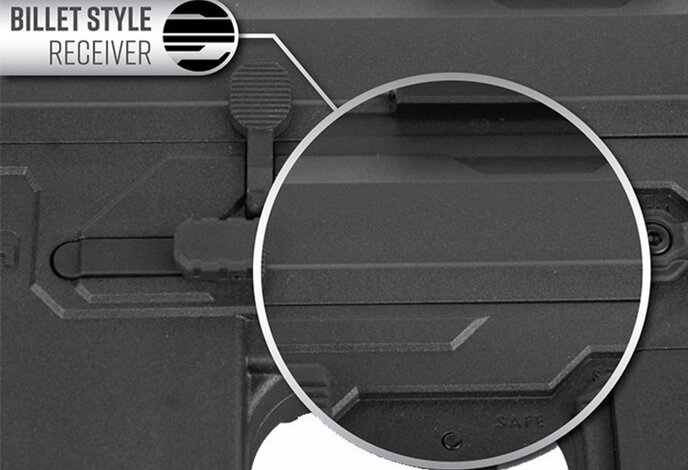 Valken ASL Echo AEG Electric Airsoft Rifle Black w/battery and charger