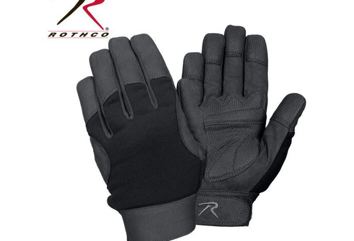 Rothco Military Mechanics Gloves Black