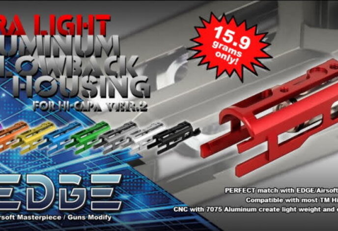 EDGE Custom Ultra Light Aluminum Ver.2 Standard Blowback Housing for Hi Capa