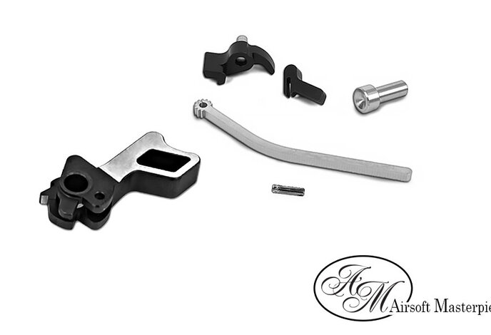 Airsoft Masterpiece CNC Steel Hammer & Sear Set for Marui Hi CAPA,  STI Square