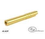 Airsoft Masterpiece Airsoft Masterpiece .45 ACP STEEL Threaded Fix Outer Barrel for 5.1 Hi Capa Gold