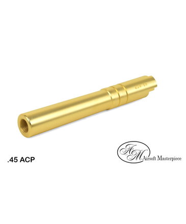 Airsoft Masterpiece Airsoft Masterpiece .45 ACP STEEL Threaded Fix Outer Barrel for 5.1 Hi Capa Gold