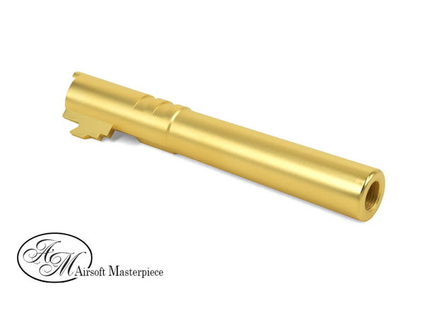 Airsoft Masterpiece Airsoft Masterpiece .45 ACP STEEL Threaded Fix Outer Barrel for 5.1 Hi Capa Gold