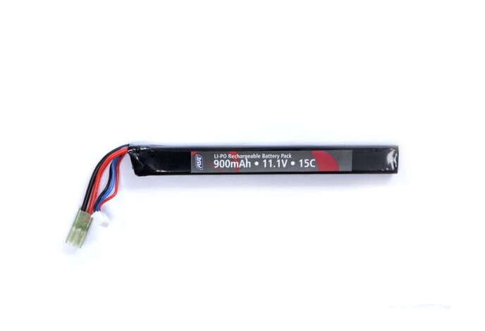 ASG 11.1v 900mAh 20C Stick LiPo Battery Tamiya