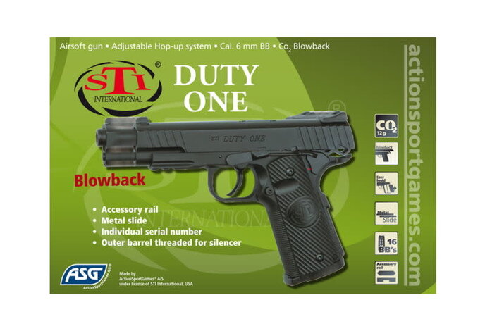 ASG STI DUTY ONE CO2 Blowback Pistol