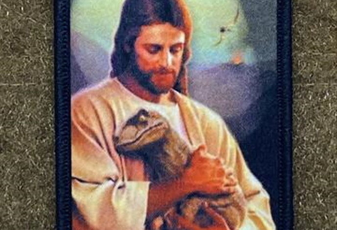 Tactical Outfitters Jesus Cuddles Morale Patch