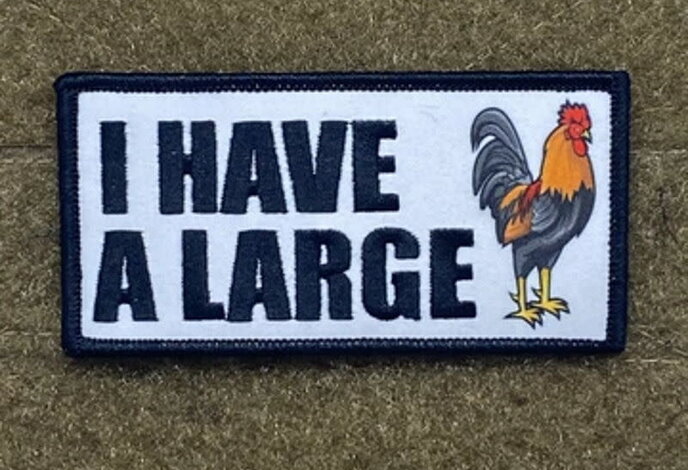 Tactical Outfitters Large Cock Morale Patch