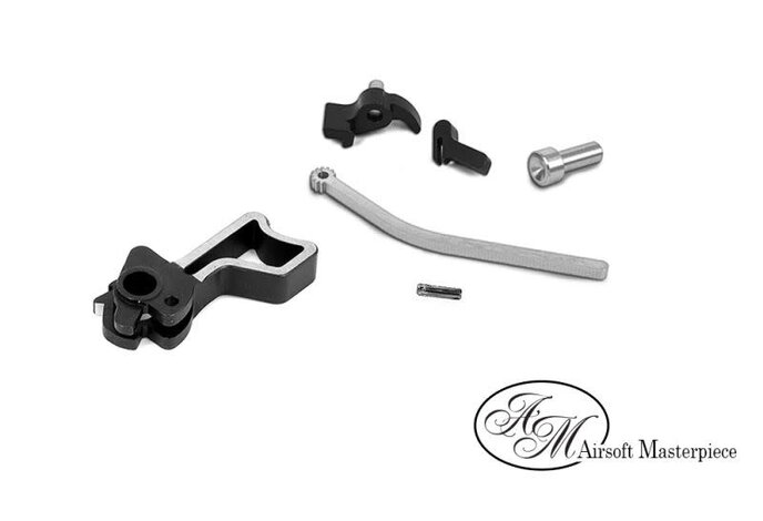 Airsoft Masterpiece CNC Steel Hammer & Sear Set for Marui Hi CAPA, Infinity Square