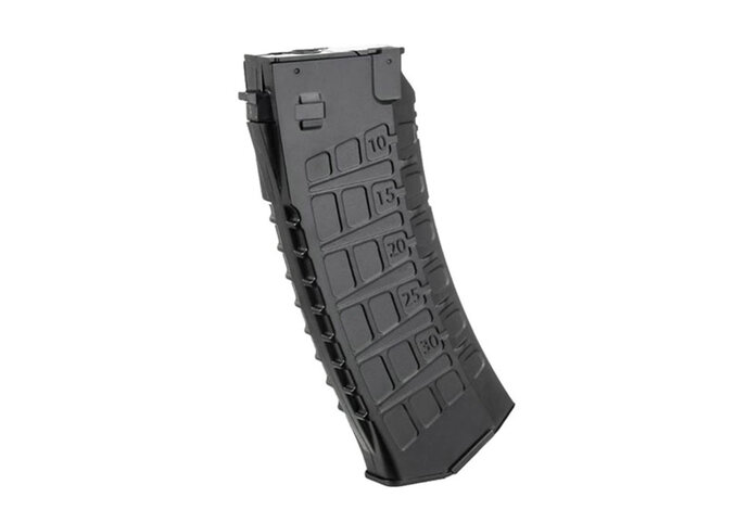 LCT AK12 450 rd high capacity magazine, black