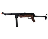 AGM MP40 MP007 Full Metal Electric Rifle with Battery and Charger, Wood Pattern Furniture