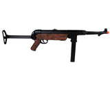 AGM MP40 MP007 Full Metal Electric Rifle with Battery and Charger, Wood Pattern Furniture