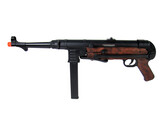 AGM MP40 MP007 Full Metal Electric Rifle with Battery and Charger, Wood Pattern Furniture