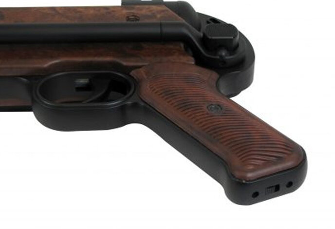 AGM MP40 MP007 Full Metal Electric Rifle with Battery and Charger, Wood Pattern Furniture