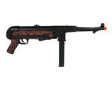 AGM MP40 MP007 Full Metal Electric Rifle with Battery and Charger, Wood Pattern Furniture