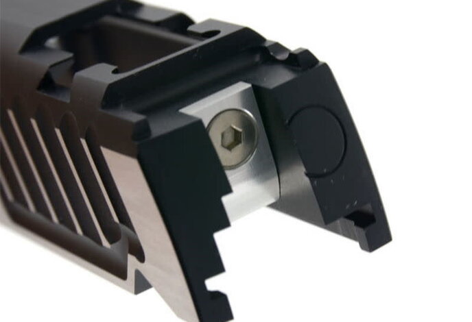 AIP CNC 7075 Aluminum Hammer Protection Pad for Hi Capa / 1911 Silver