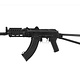 LCT Airsoft LCT Airsoft AK74 Assault Rifle AEG with TX Railed Handguard Black
