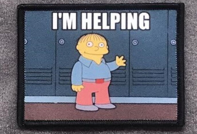 Tactical Outfitters I’m Helping Morale Patch (Ralph)