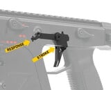 Prometheus CNC Aluminum Adjustable Speed Trigger for Krytac Kriss Vector