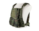 WoSport MOLLE Plate Carrier with Triple M4 Magazine Pouch and Admin Panel