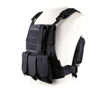 WoSport MOLLE Plate Carrier with Triple M4 Magazine Pouch and Admin Panel