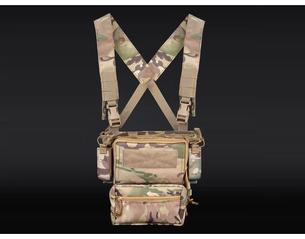 WoSport Wosport Multifunctional Tactical Chest Rig / Sub Abdominal Pouch Set