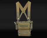 Wosport Multifunctional Tactical Chest Rig / Sub Abdominal Pouch Set