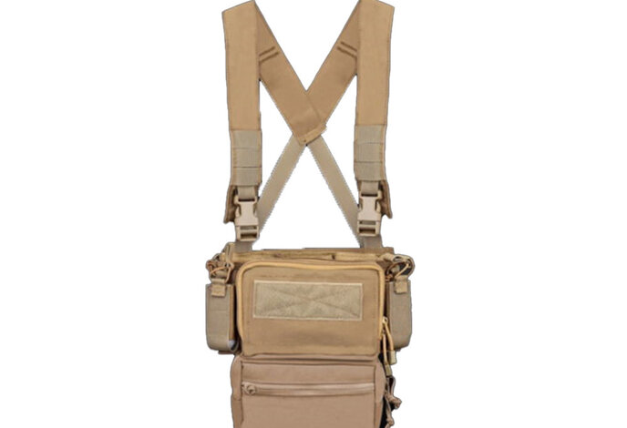 Wosport Multifunctional Tactical Chest Rig / Sub Abdominal Pouch Set