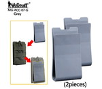 WoSport Wosport Mag Steady Nylon Magazine Pouch Insert 2-Pack Grey