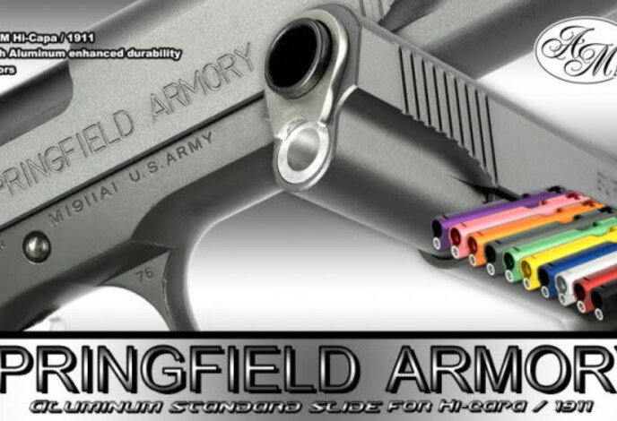 Airsoft Masterpiece Springfield Armory Standard Slide for 5.1 Hi Capa / 1911