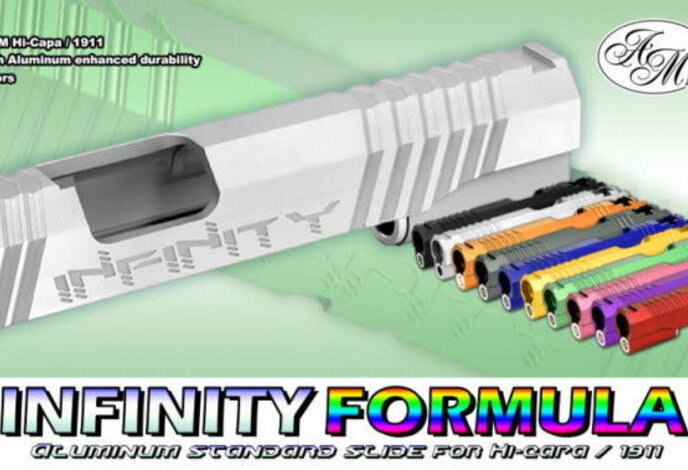 Airsoft Masterpiece Custom Infinity Formula Ver.2 Standard Slide for Hi Capa / 1911