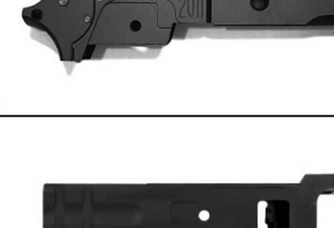 Airsoft Masterpiece Aluminum Advanced Frame 3.9 with Rail STI 2011