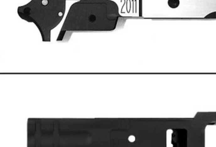 Airsoft Masterpiece Aluminum Advanced Frame 3.9 with Rail STI 2011