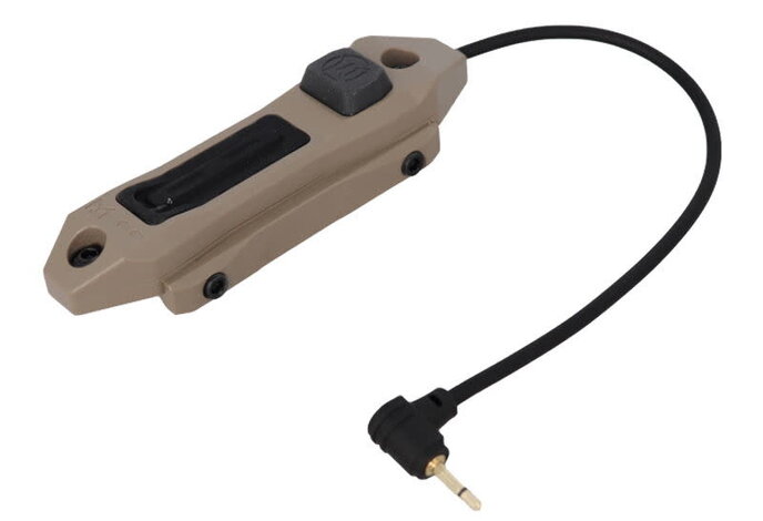 Augmented Remote 2.5mm Switch for PEQ / DBAL Units, Weaver or M-LOK