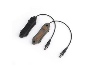 Airsoft Extreme Augmented Remote Light Switch for WADSN and Surefire Lights, Weaver or M-LOK Mount