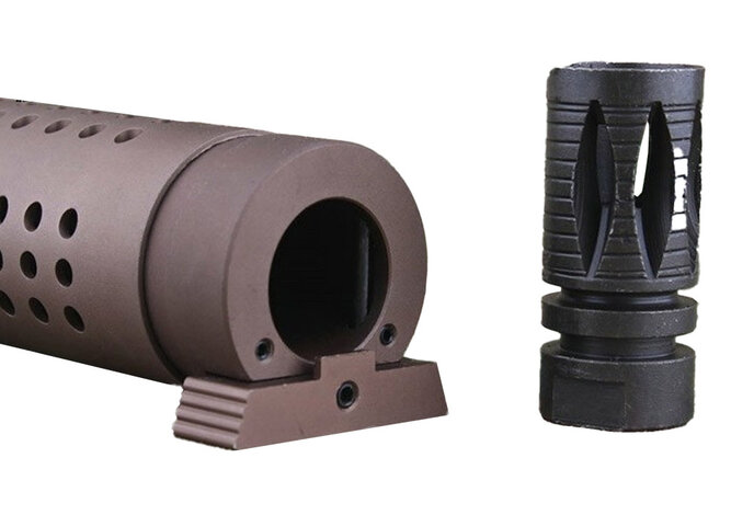 Big Dragon KAC PDW QD 145mm Short Silencer with Flash Hider