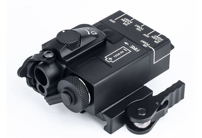 Mini DBAL w/blue and IR lasers, aluminum case, black